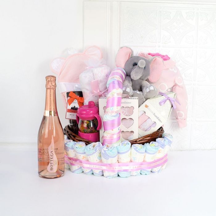  Pretty Little Rockstar Gift Set from Vancouver Baskets - Baby Gift Basket - Vancouver Delivery.