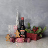 Red Sweets & Spirits Gift Set from Vancouver Baskets - Christmas Gift Set - Vancouver Delivery.