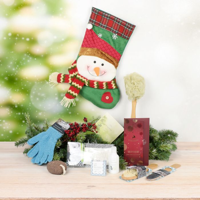 Spa Snowman Stocking Stuffer from Vancouver Baskets - Vancouver Delivery