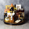 Summer BBQ Gifts have never looked so good and tasted so delicious, especially with this gift set. This gift is perfect for the hostess and will be a big hit! The Summer BBQ Entertainment Board gift features an assortment of crackers, dips, chips, pasta, a bottle of wine, salmon and much more from Vancouver Baskets - Vancouver Delivery