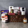 Sweet & Savoury Kosher Treats Basket.  This basket contains snacks of both the sweet and savoury varieties from Vancouver Baskets - Vancouver Delivery