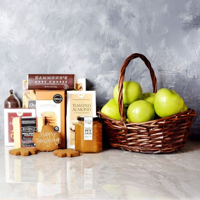 Thanksgiving Fruit & Snacks Bounty from Vancouver Baskets -Vancouver Delivery