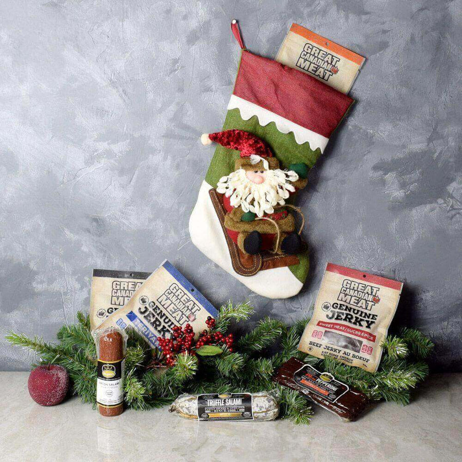 The Cured Meat Stocking Gift Set from Vancouver Baskets - Vancouver Delivery