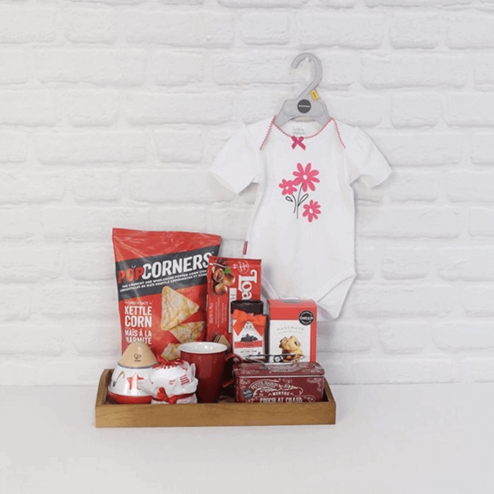 Baby Gift Set with Bodysuit – how the gift is presented