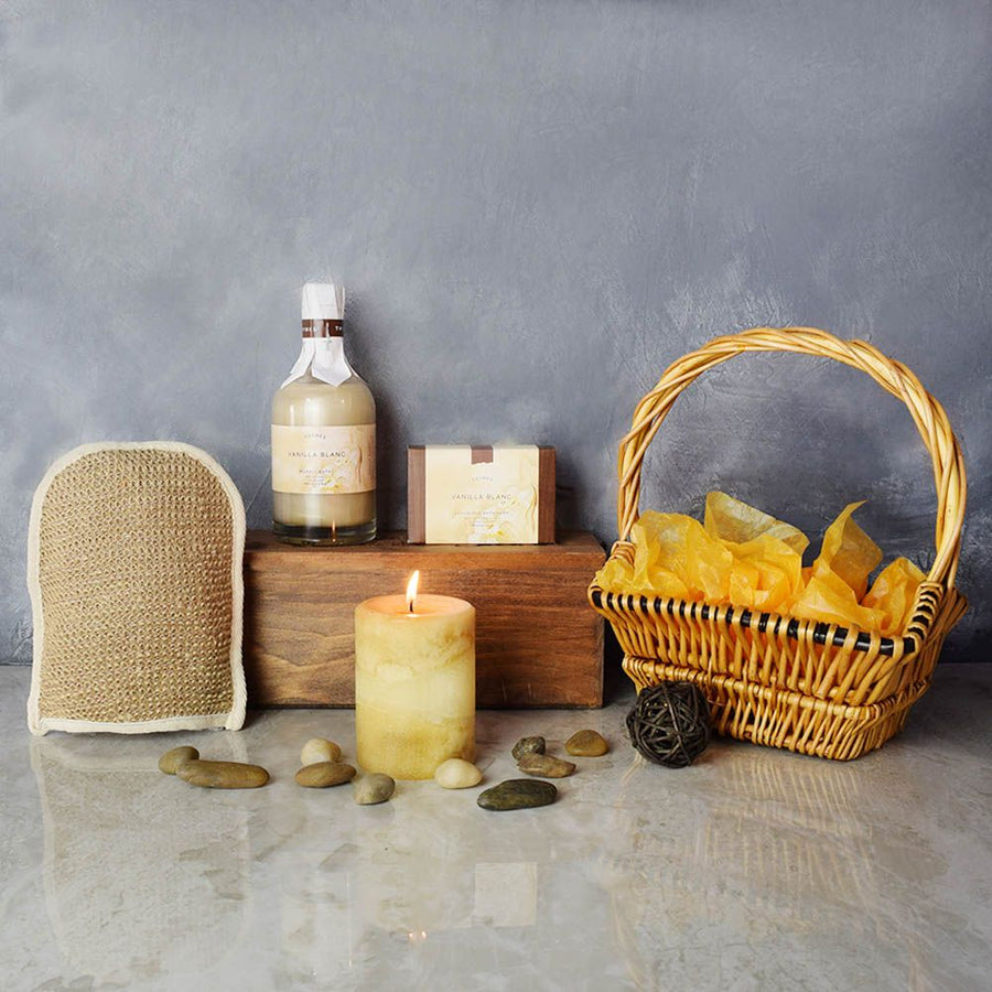 Vanilla Delights Spa Gift Set From- Vancouver Baskets - Vancouver Delivery