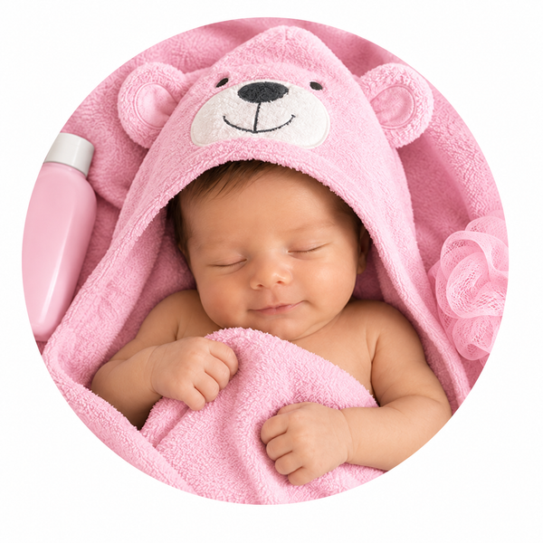 Sleep & Comfort — baby girl gift direction, illustrative; contents vary