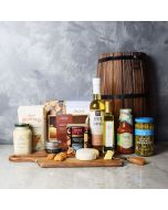 Savoury Italian Flavour Gift Basket, gourmet gift basket