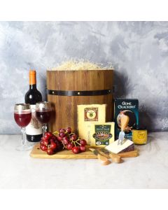  Wine & Cheese Barrel, wine gift set, 
