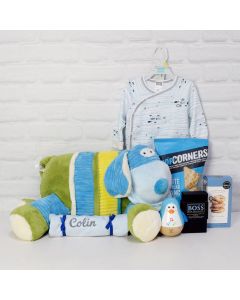 NEW BABY WISHES GIFT SET, baby gift basket, welcome home baby gifts, new parent gifts
