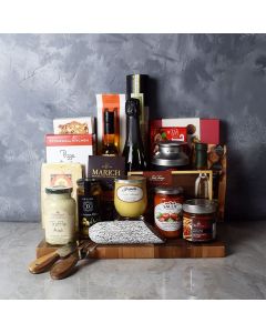 Italian Champagne Feast Gift Basket, champagne gift basket, gourmet gift basket

