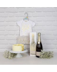 Champagne Baby Girl, Gifts For New Parents, New Parent Gifts, Baby Girl Gifts
