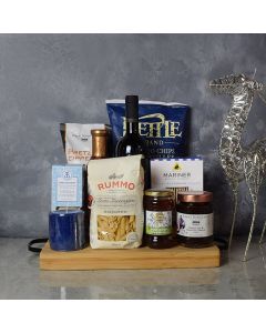 Hanukkah Kosher Wine & Pasta Basket, wine gift baskets, gourmet gift baskets
