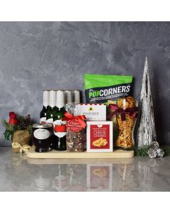 Holiday Beer & Snacks Gift Basket, beer gift baskets, Christmas gift baskets
