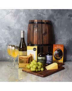 Decadent Wine & Cheese Basket, wine Gift Baskets, cheese gift baskets
