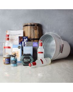 Chocolate & Cheese Celebration Gift Set, gourmet gift baskets, liquor gift baskets, gourmet gifts, gifts

