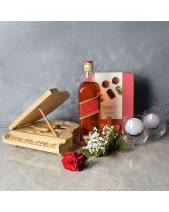 Swansea Liquor & Chocolate Basket, liquor gift baskets, gourmet gift baskets, gift baskets, Mother's Day gift baskets
