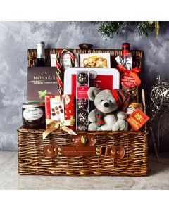 Bountiful Holiday Wine Basket, wine gift baskets, Christmas gift baskets