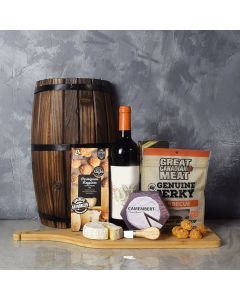 Wine & Cheesy Treats Platter, Wine Gifts, Wine Gift Baskets
