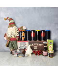 Gourmet Christmas Beer Gift Set, beer gift baskets, Christmas gift baskets, gourmet gift baskets