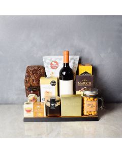 Sweet & Crunchy Wine Gift Set, wine gift baskets, gourmet gift baskets, gift baskets, gourmet gifts
