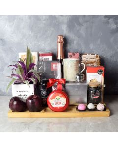 Junction Coffee & Tea Celebration Basket, wine gift baskets, gourmet gift baskets, gift baskets, Mother's Day gift baskets