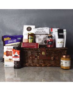 Sweet & Savoury Kosher Treats Basket, kosher gift baskets, kosher gift sets, Canada delivery.